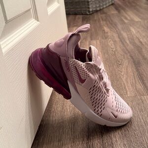 Nike Women's Blush and Maroon Sneakers